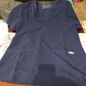 FIGS Women's Navy Scrub Top